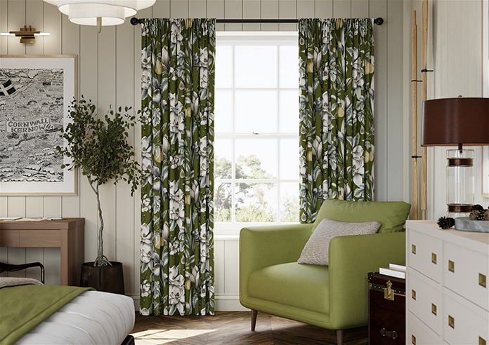 Lavish, Moss - Made to Measure Curtains - Image 3